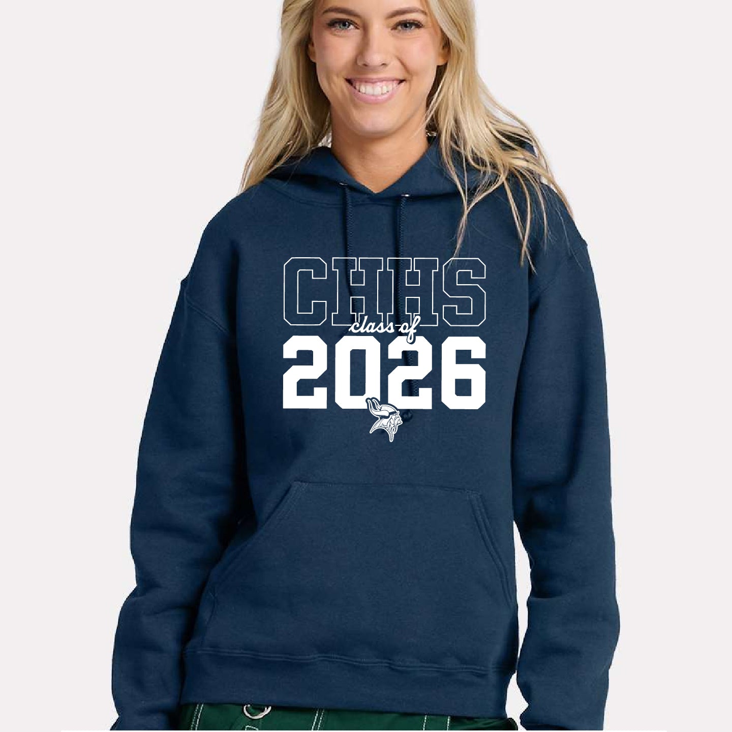 CHHS Grad 2026 Unisex Heavyweight Pullover Hoodie (CHGR26T001-H12MR)