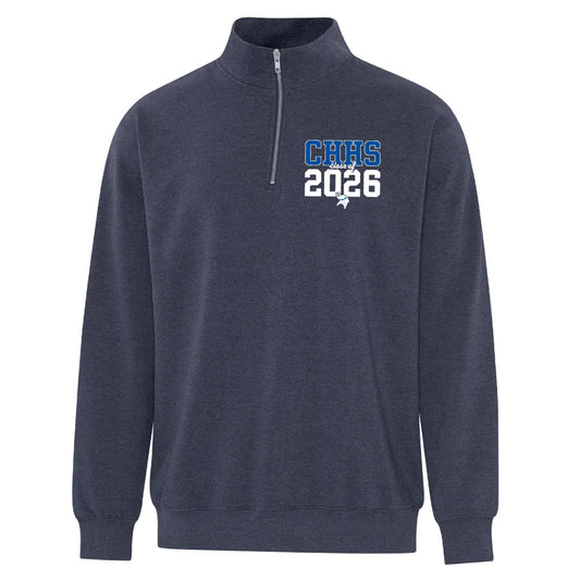 CHHS Grad 2026 1/4 Zip Unisex Sweatshirt (CHGR26T003-ATCF6700)