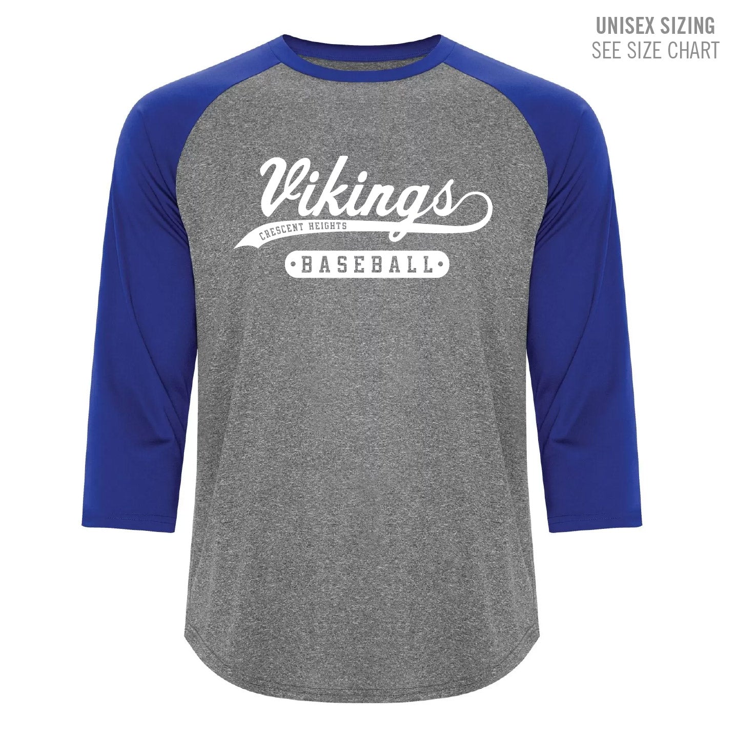 CHHS Baseball Unisex Performance Raglan Tee (CHBBT001-S3526)