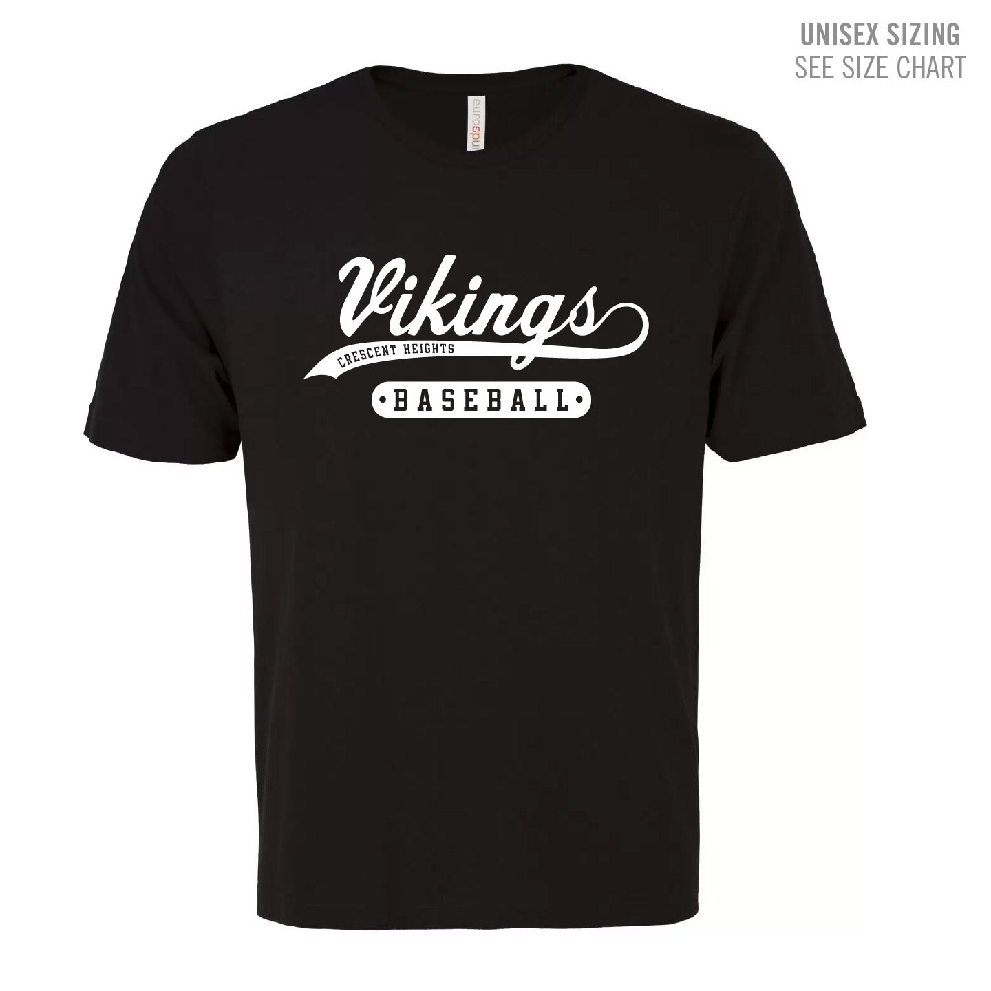 CHHS Baseball Eurospun ADULT T-Shirt (CHBBT001-ATC8000)