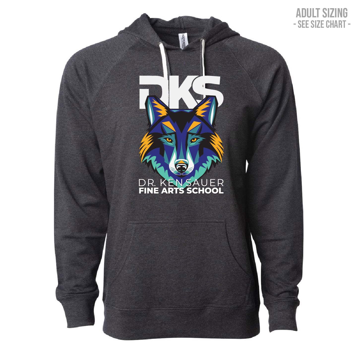 Dr. Ken Sauer Fine Arts ADULT Lightweight Hoodie (DKST007-SS1000)