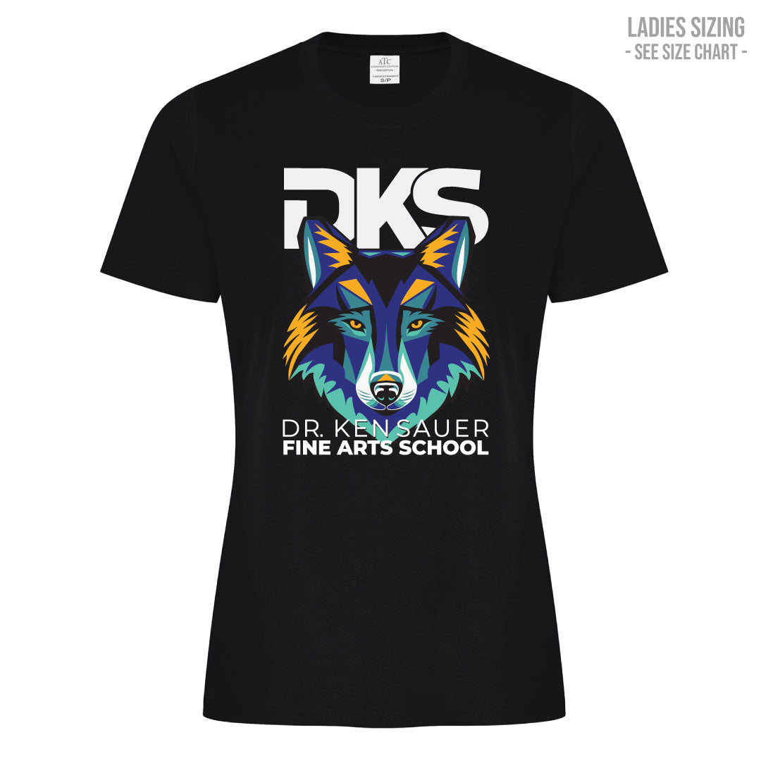 Dr. Ken Sauer Fine Arts Ladies T-Shirt (DKST007-ATC2000L)