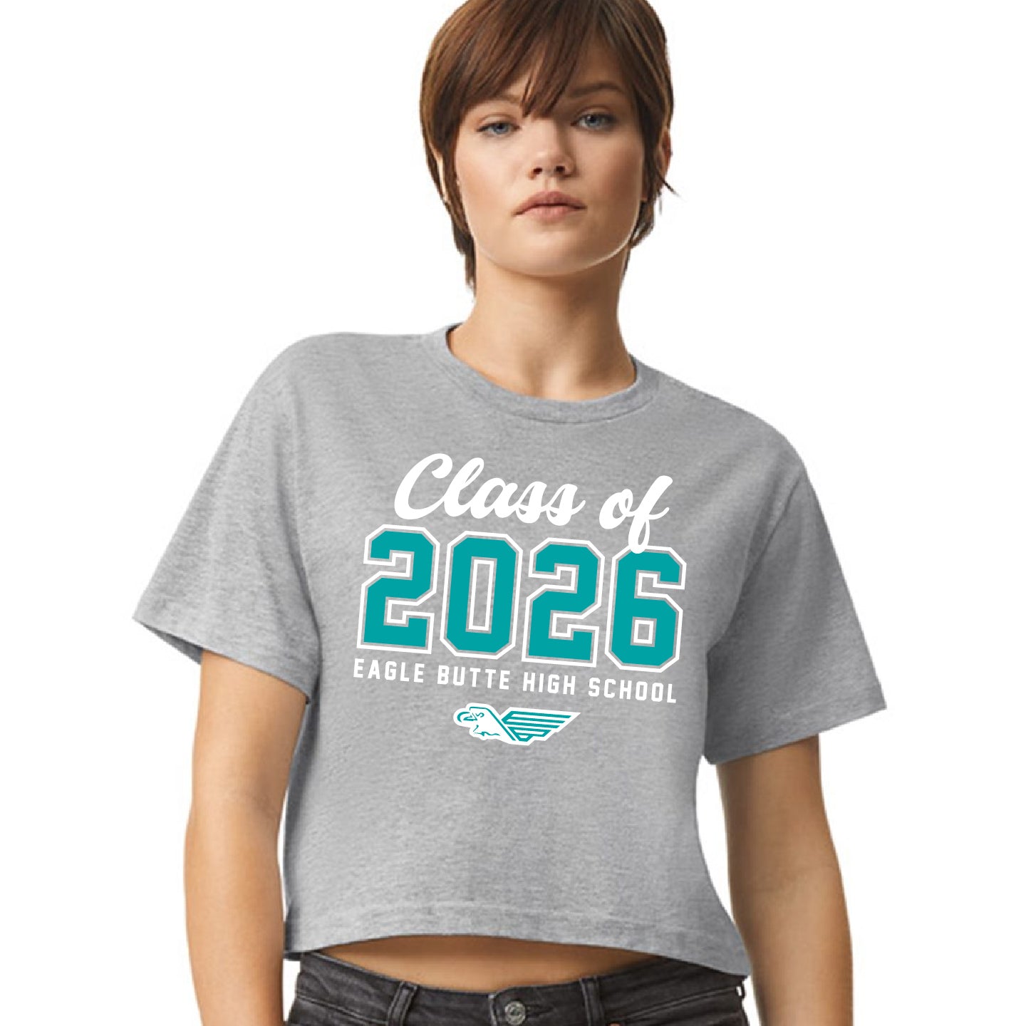 EBHS Grad 2026 Ladies Cropped T-Shirt (EBGR26T001-102)