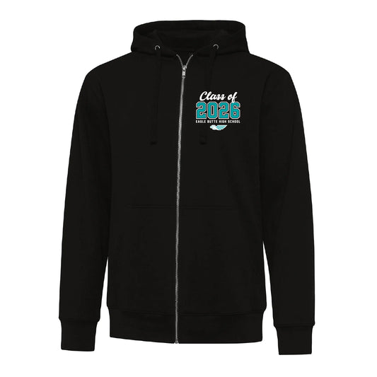EBHS Grad 2026 Unisex Triblend Zip Hoodie (EBGR26T002-KOI2052)