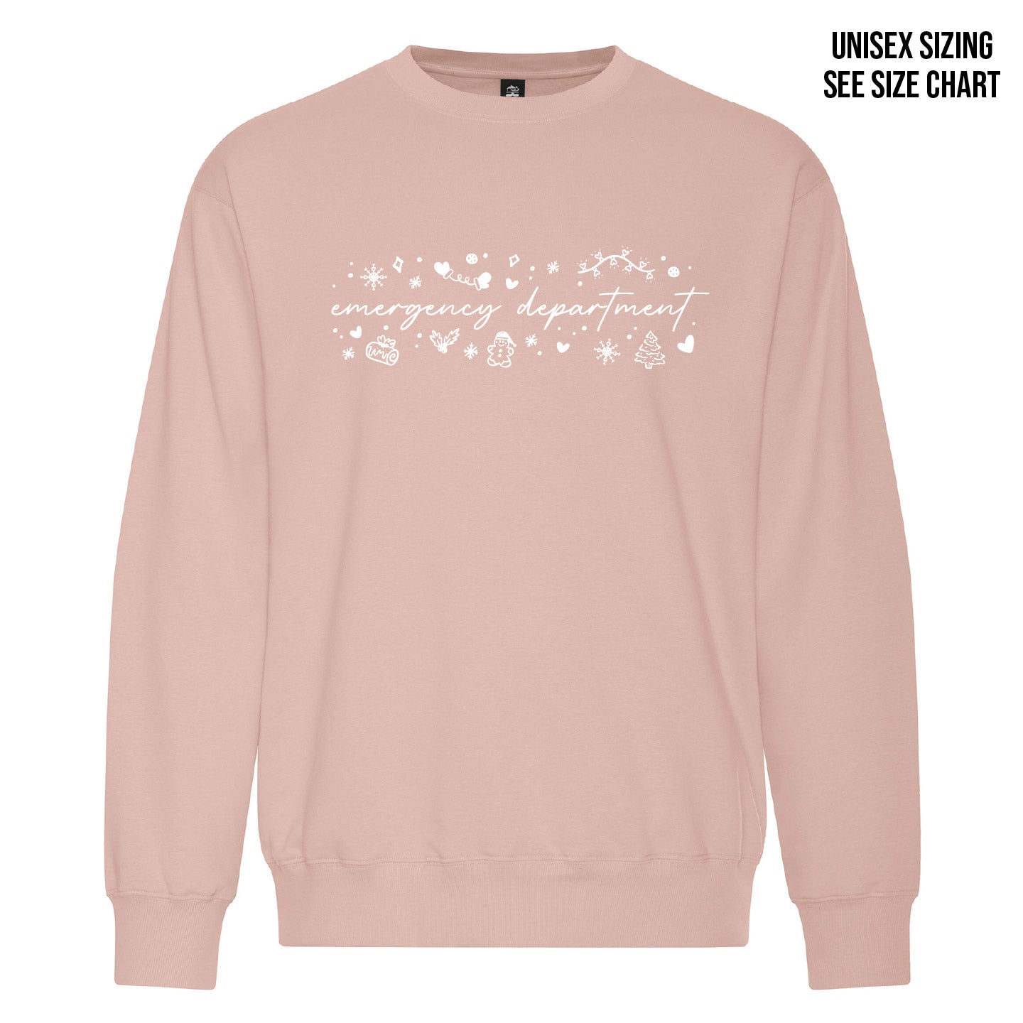 ER White Christmas UNISEX Crewneck Sweatshirt (ERNT001-KOI2240)