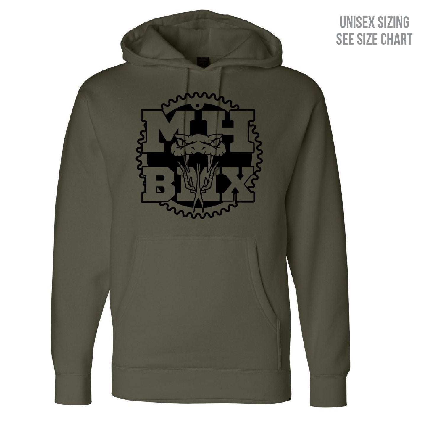 MH BMX Unisex Heavyweight Hoodie (MHRAT004-IND4000)