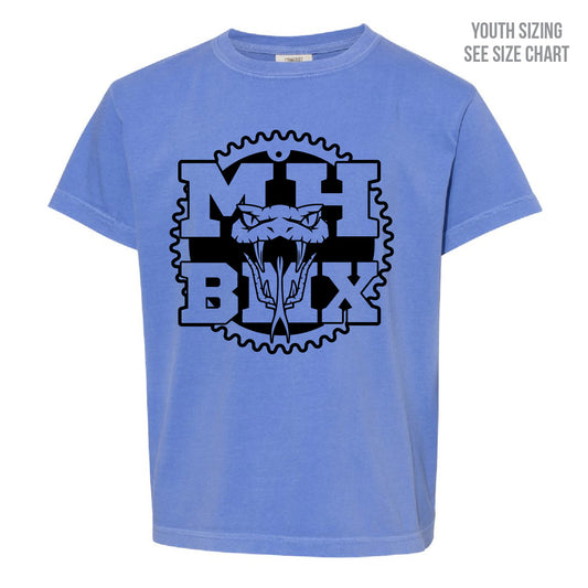 MH BMX Retro Dyed YOUTH Ringspun T-Shirt (BMXT004-9018)