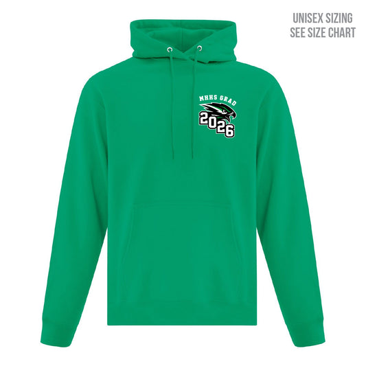 MHHS Grad 2026 Unisex Left Chest Pullover Hoodie (MHG26T003-F2500)