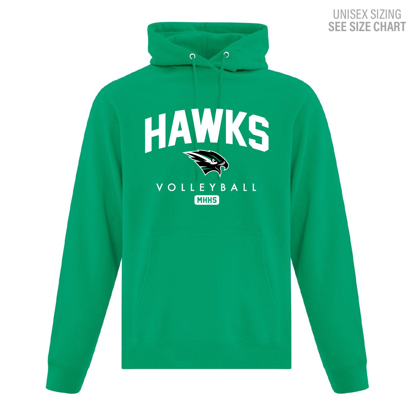MHHS Volleyball Unisex Pullover Hoodie (MHVB25T001-F2500)