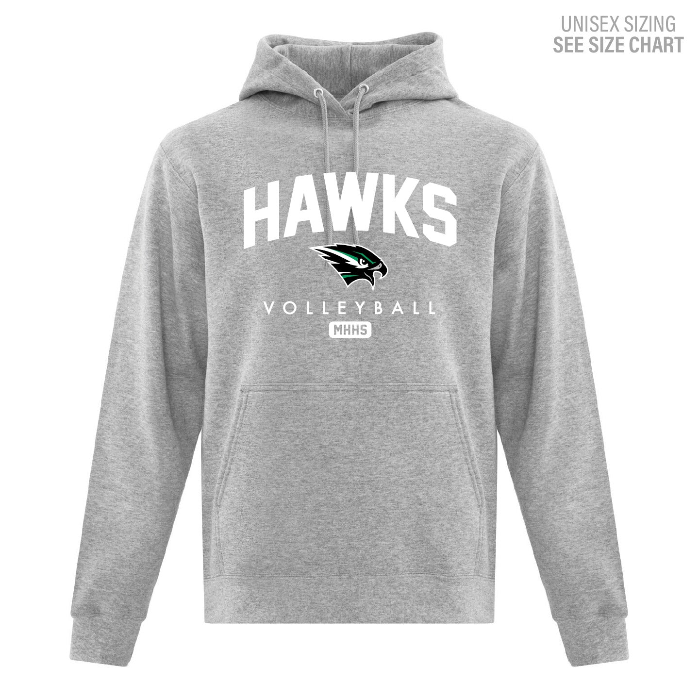 MHHS Volleyball Unisex Pullover Hoodie (MHVB25T001-F2500)