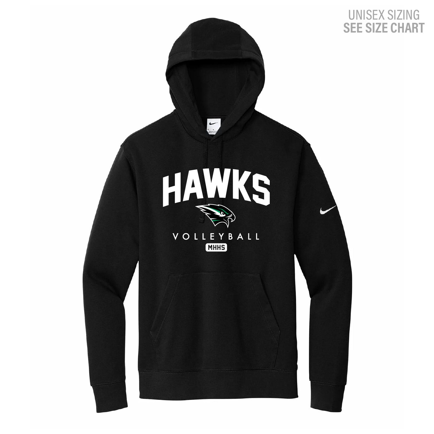 MHHS Volleyball Nike Unisex Pullover Hoodie (MHVB25T001-DR1499)