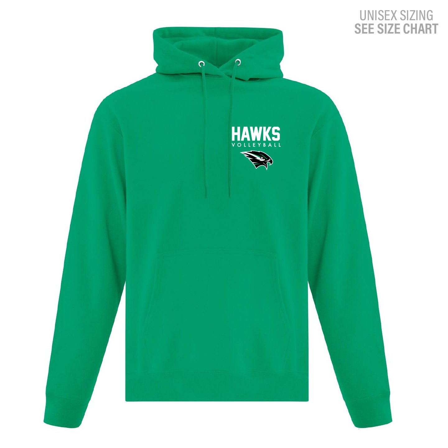 MHHS Volleyball Left Chest Unisex Pullover Hoodie (MHVB25T003-F2500)