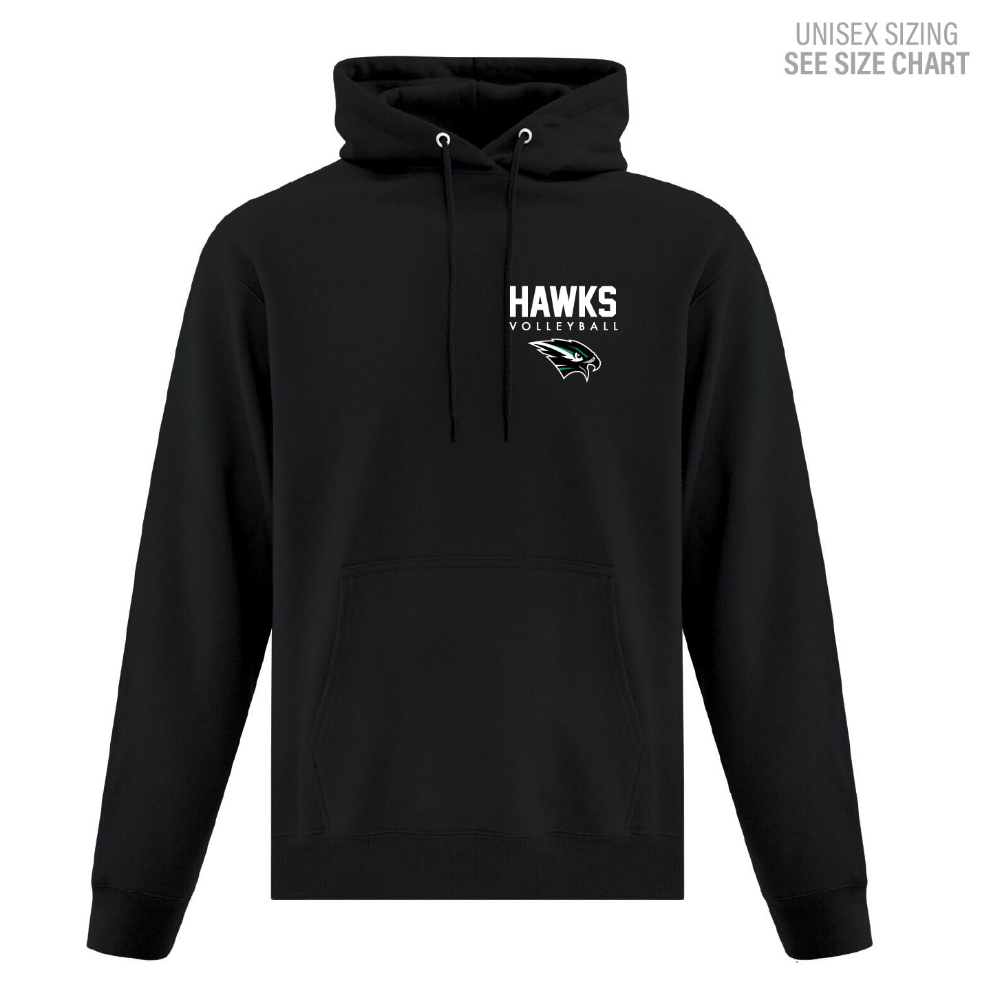 MHHS Volleyball Left Chest Unisex Pullover Hoodie (MHVB25T003-F2500)