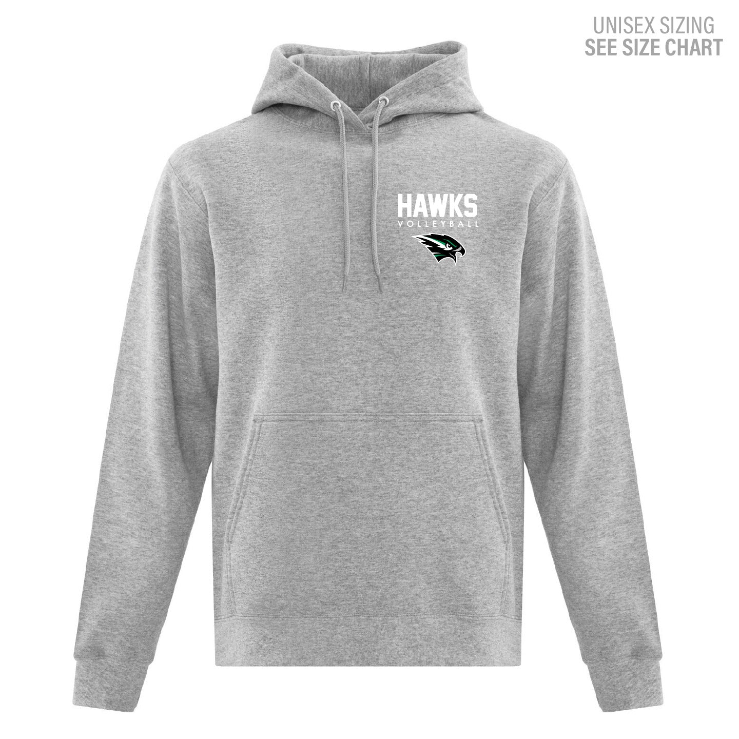 MHHS Volleyball Left Chest Unisex Pullover Hoodie (MHVB25T003-F2500)