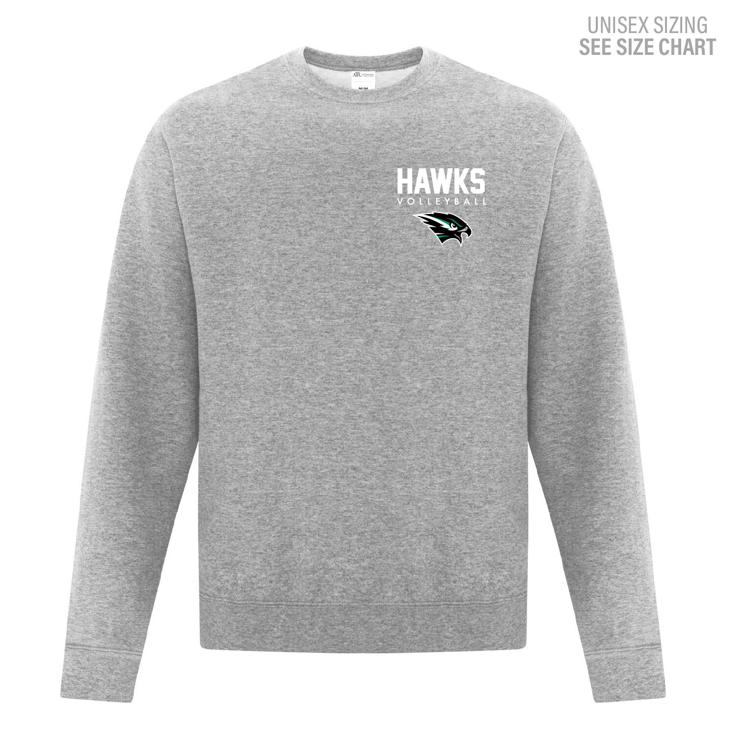 MHHS Volleyball Small Logo Unisex Crewneck Sweatshirt (MHVB25T003-F2400)