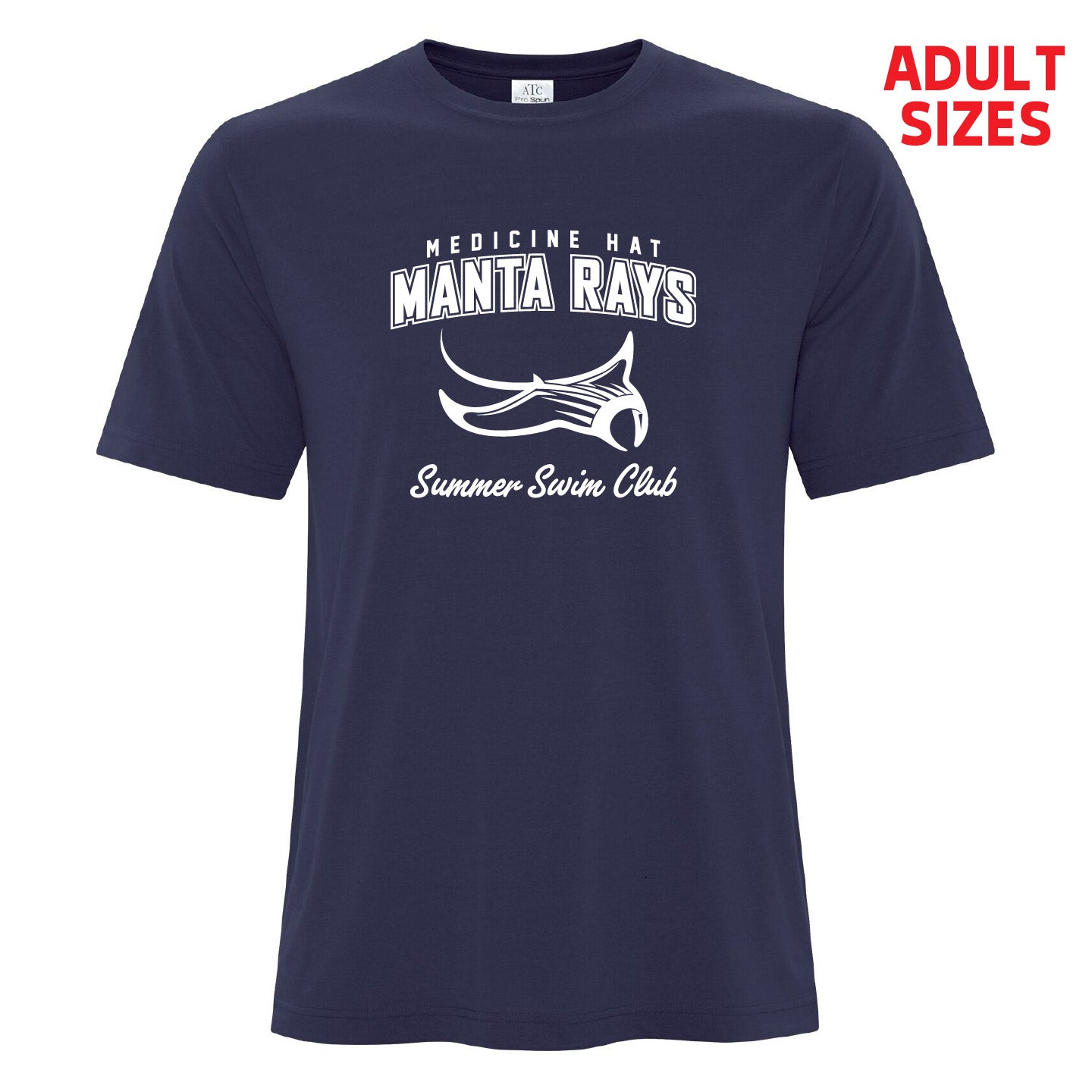 Manta Rays ADULT Pro Spun T-Shirt (MRT001-ATC3600)