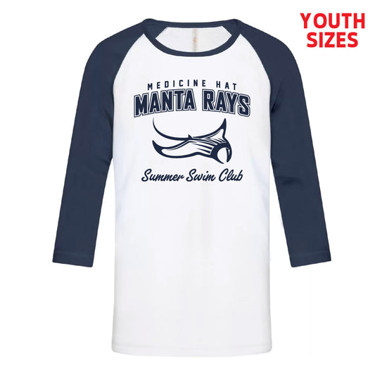 Manta Rays YOUTH Baseball Tee (MRT002-ATC0822Y)