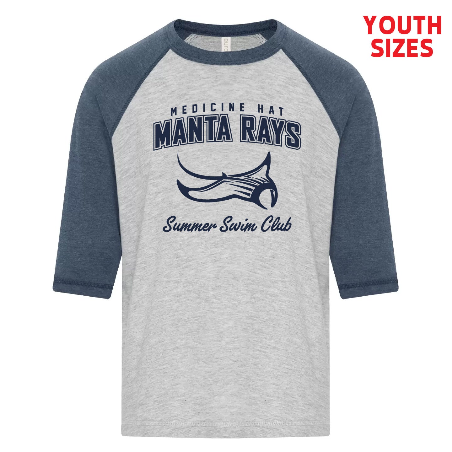 Manta Rays YOUTH Baseball Tee (MRT002-ATC0822Y)