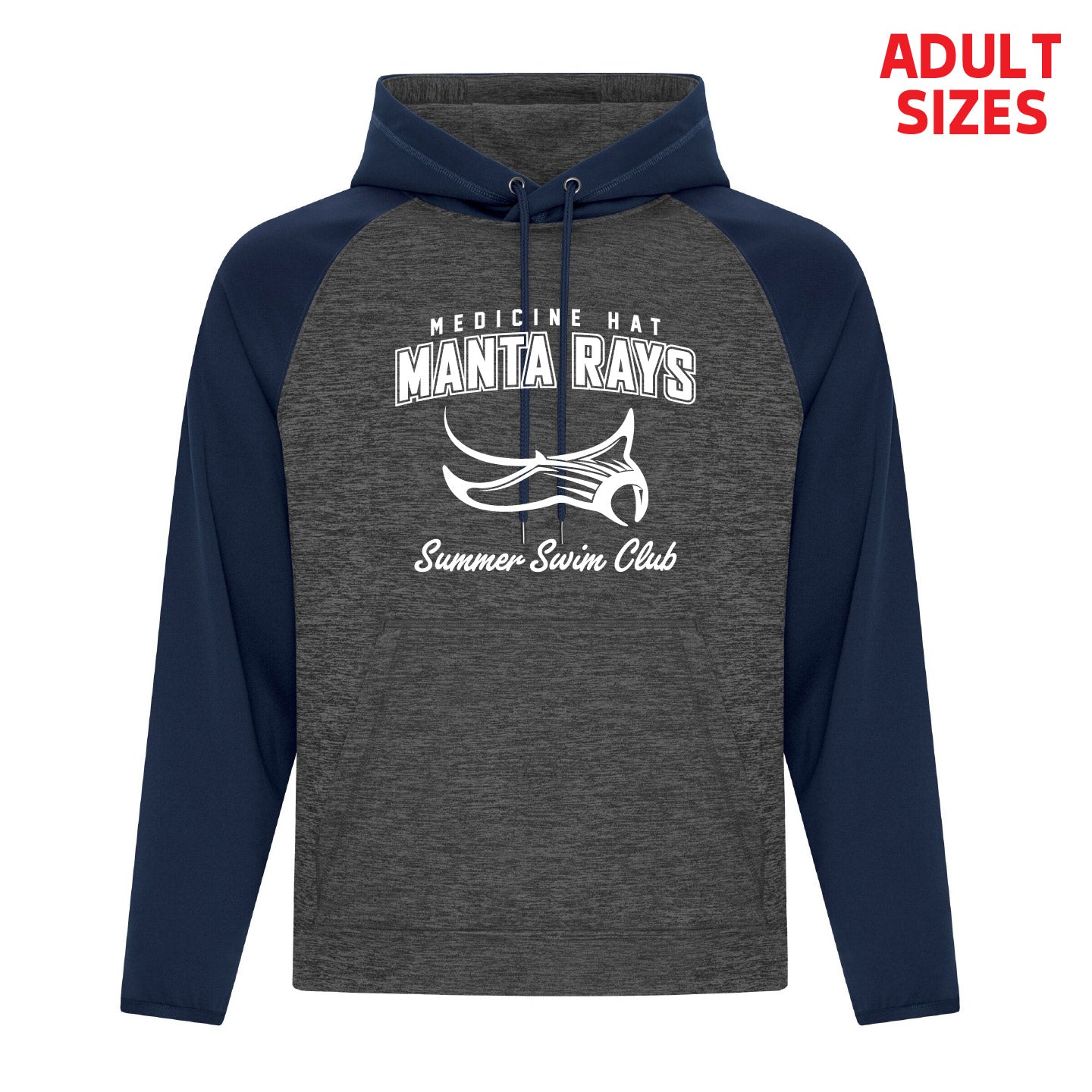 Manta Rays ADULT Performance Pullover Hoodie (MRT001-F2047)