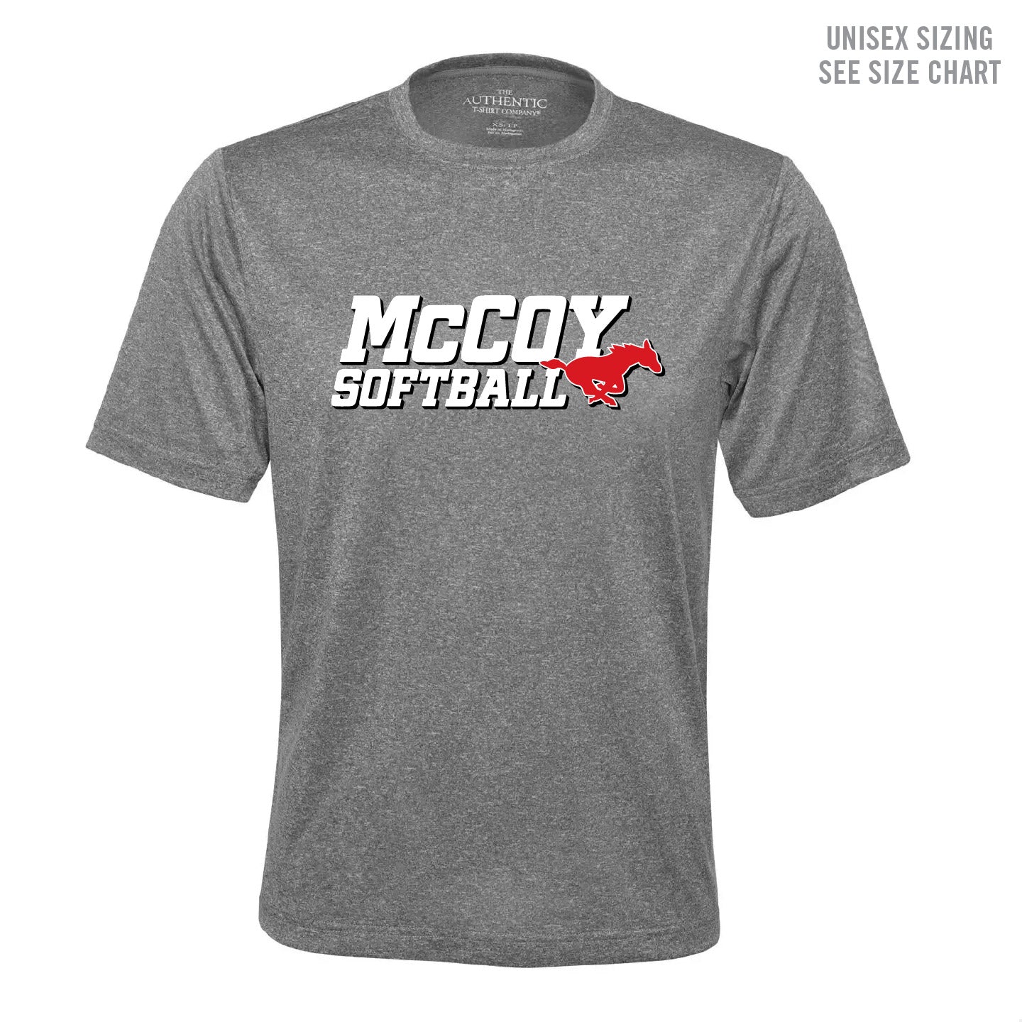 McCoy Softball Unisex Performance T-Shirt (MCSBT001-S3517)