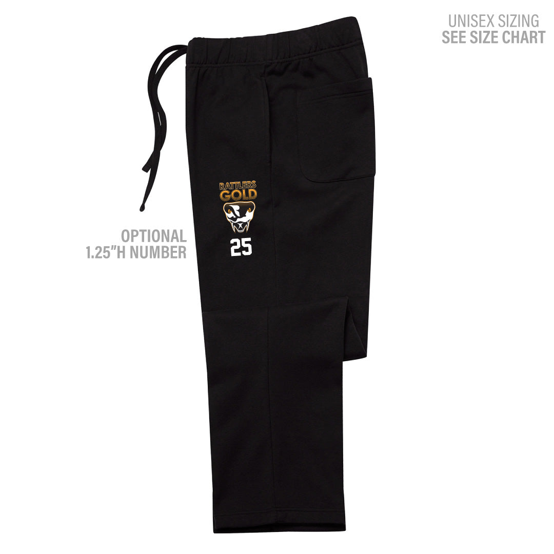 SEAVC GOLD Unisex Open Bottom Sweatpants (SEAVT003-KOI2280)