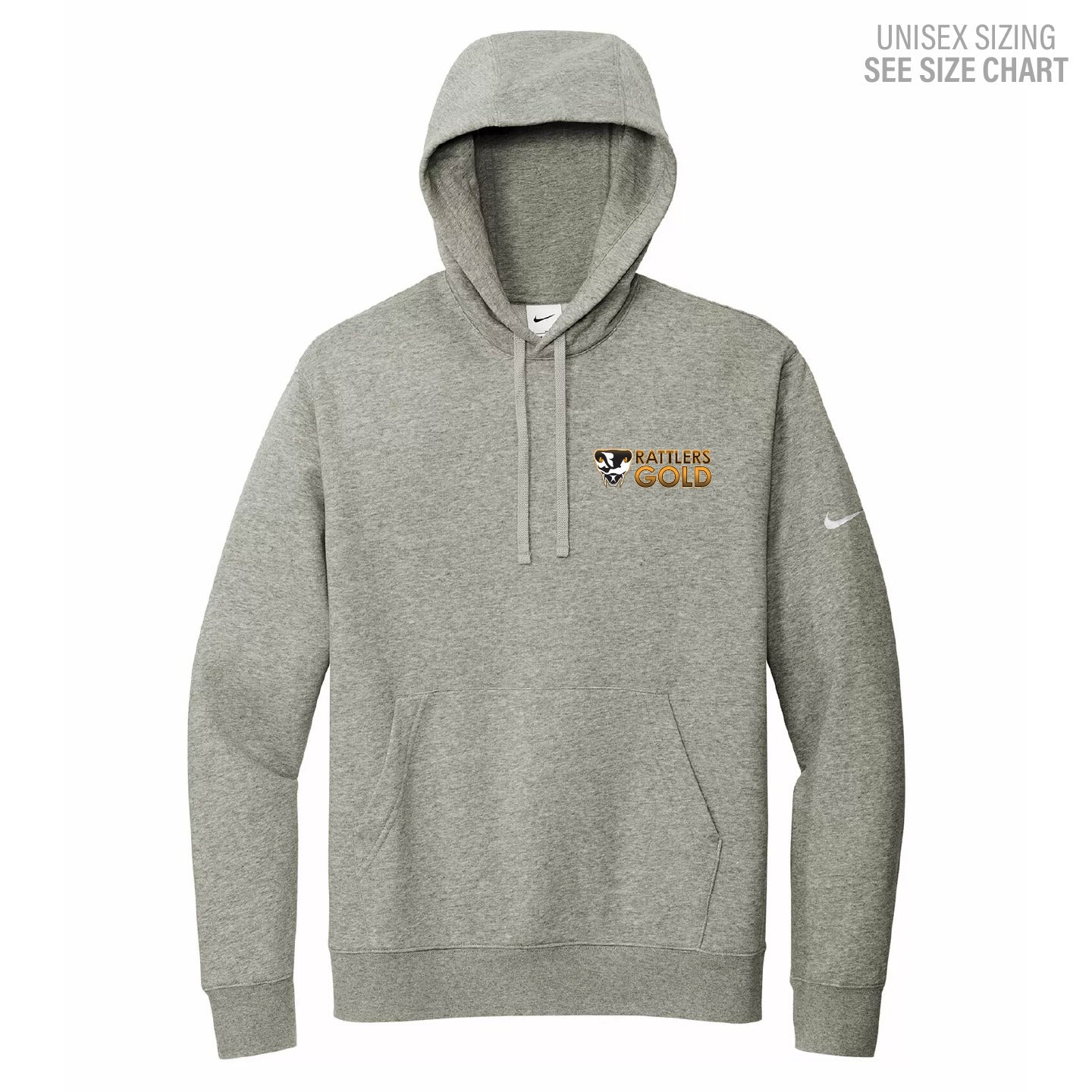 SEAVC GOLD Small Logo Nike Unisex Pullover Hoodie (SEAVT004-DR1499)