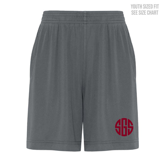 SGS Circle YOUTH Pocketed Sport Shorts (SMST007-Y357P)