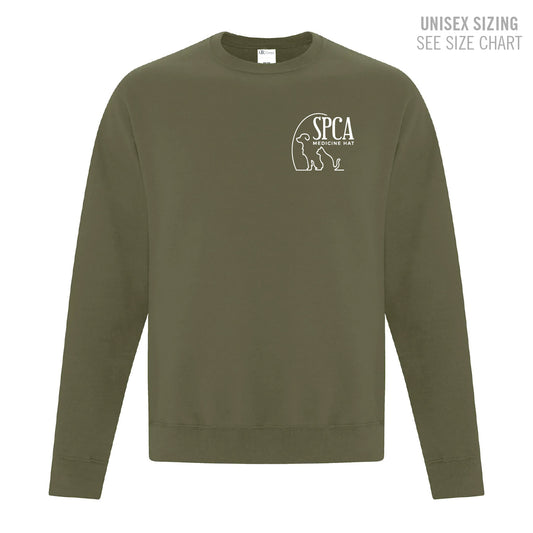 MH SPCA Small Logo Unisex Crewneck Sweatshirt (SPCAT014-F2400)