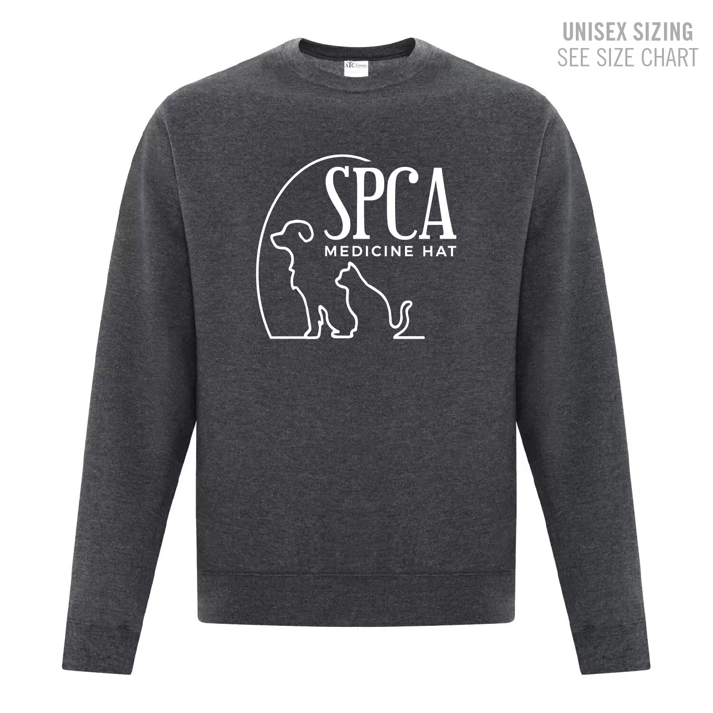 MH SPCA Large Logo Unisex Crewneck Sweatshirt (SPCAT015-F2400)