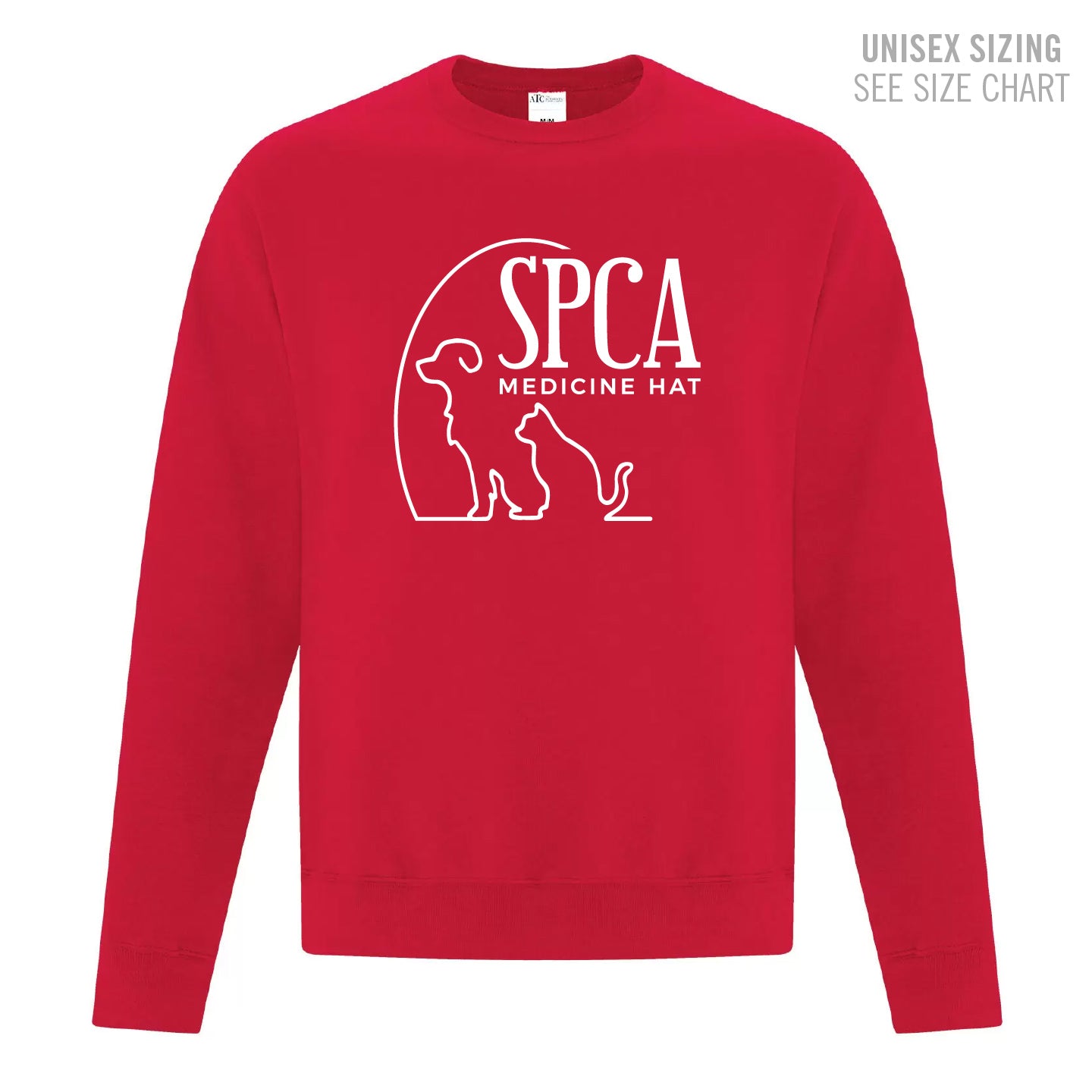 MH SPCA Large Logo Unisex Crewneck Sweatshirt (SPCAT015-F2400)