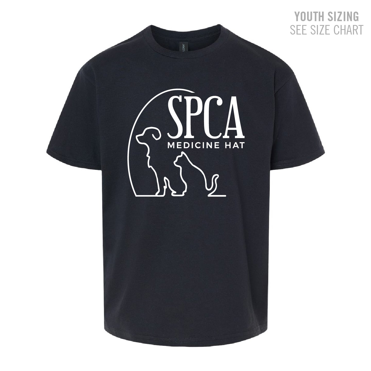 MH SPCA Large Logo YOUTH T-Shirt (SPCAT015-5000B)