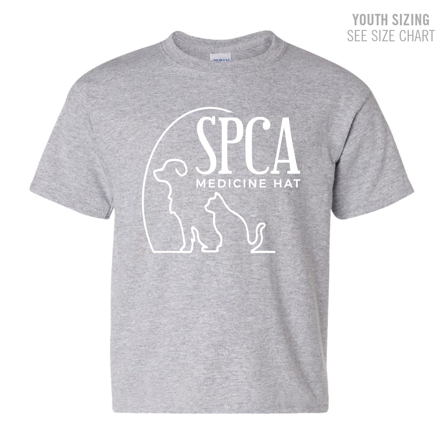 MH SPCA Large Logo YOUTH T-Shirt (SPCAT015-5000B)