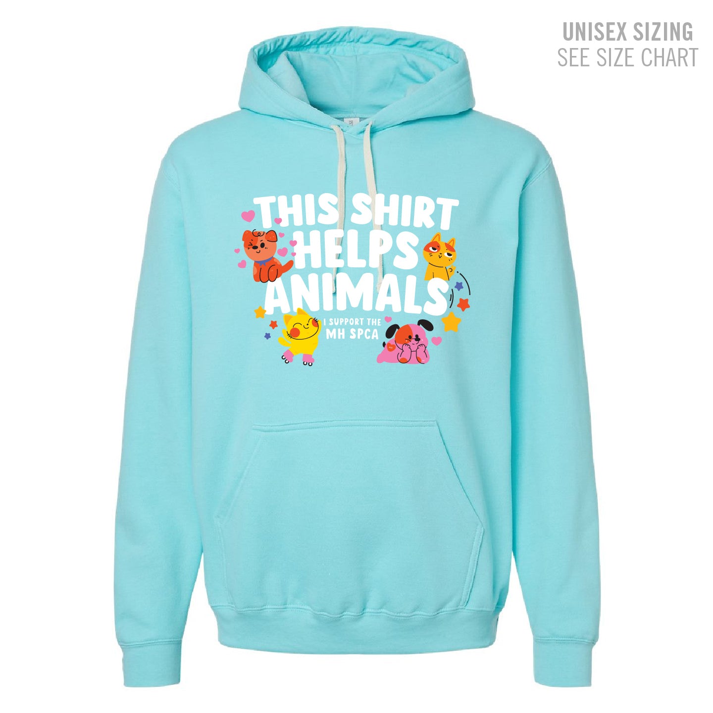 MH SPCA Helps Animals Unisex Pullover Hoodie (SPCAT002-3320)