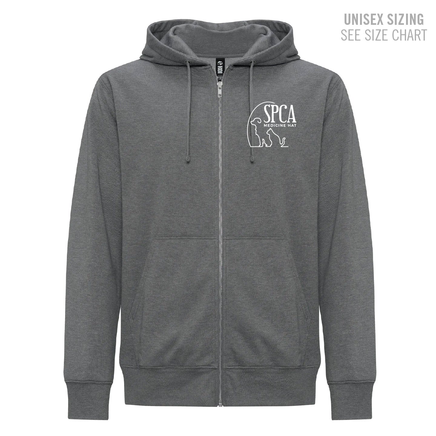 MH SPCA Small Logo Unisex Triblend Zip Hoodie (SPCAT014-KOI2052)