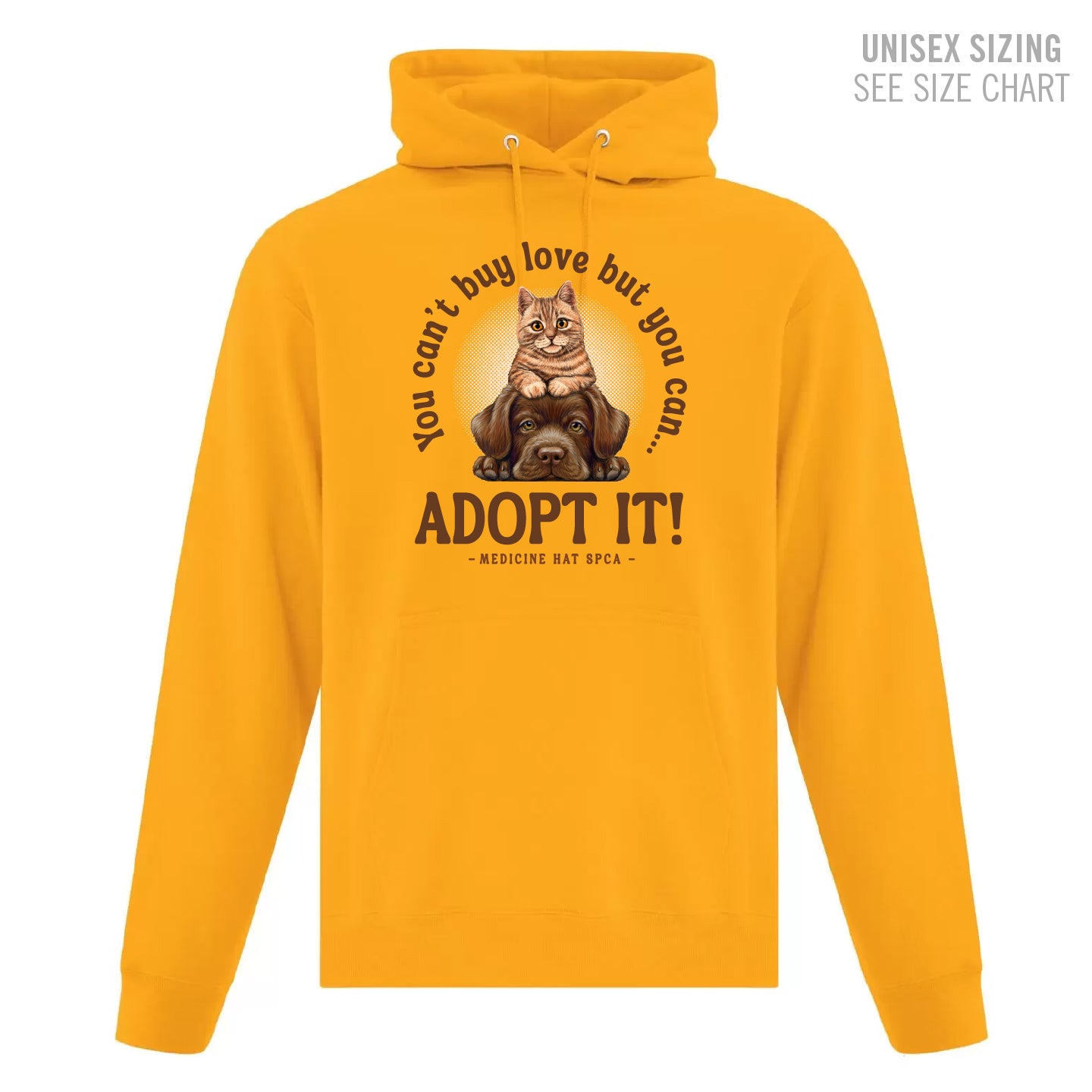 MH SPCA Adopt Love Unisex Pullover Hoodie (SPCAT011-F2500)
