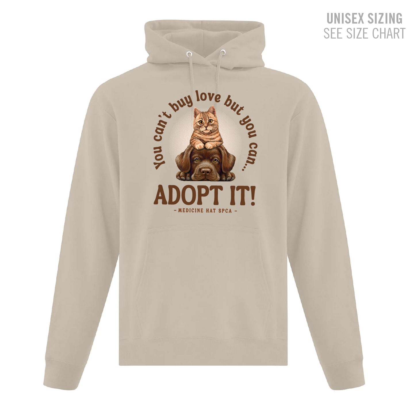 MH SPCA Adopt Love Unisex Pullover Hoodie (SPCAT011-F2500)