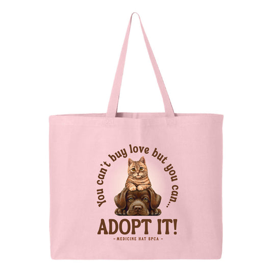 MH SPCA Adopt Love Jumbo Tote Bag - (SPCAT011-Q600)