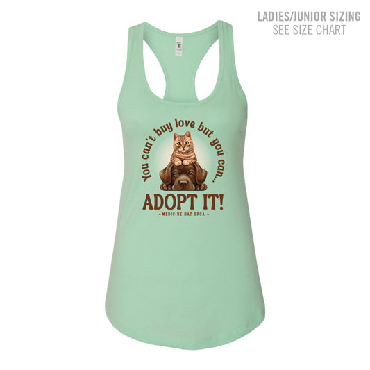 MH SPCA Adopt Love Ladies/Junior Tank Top (SPCAT012-N1533)