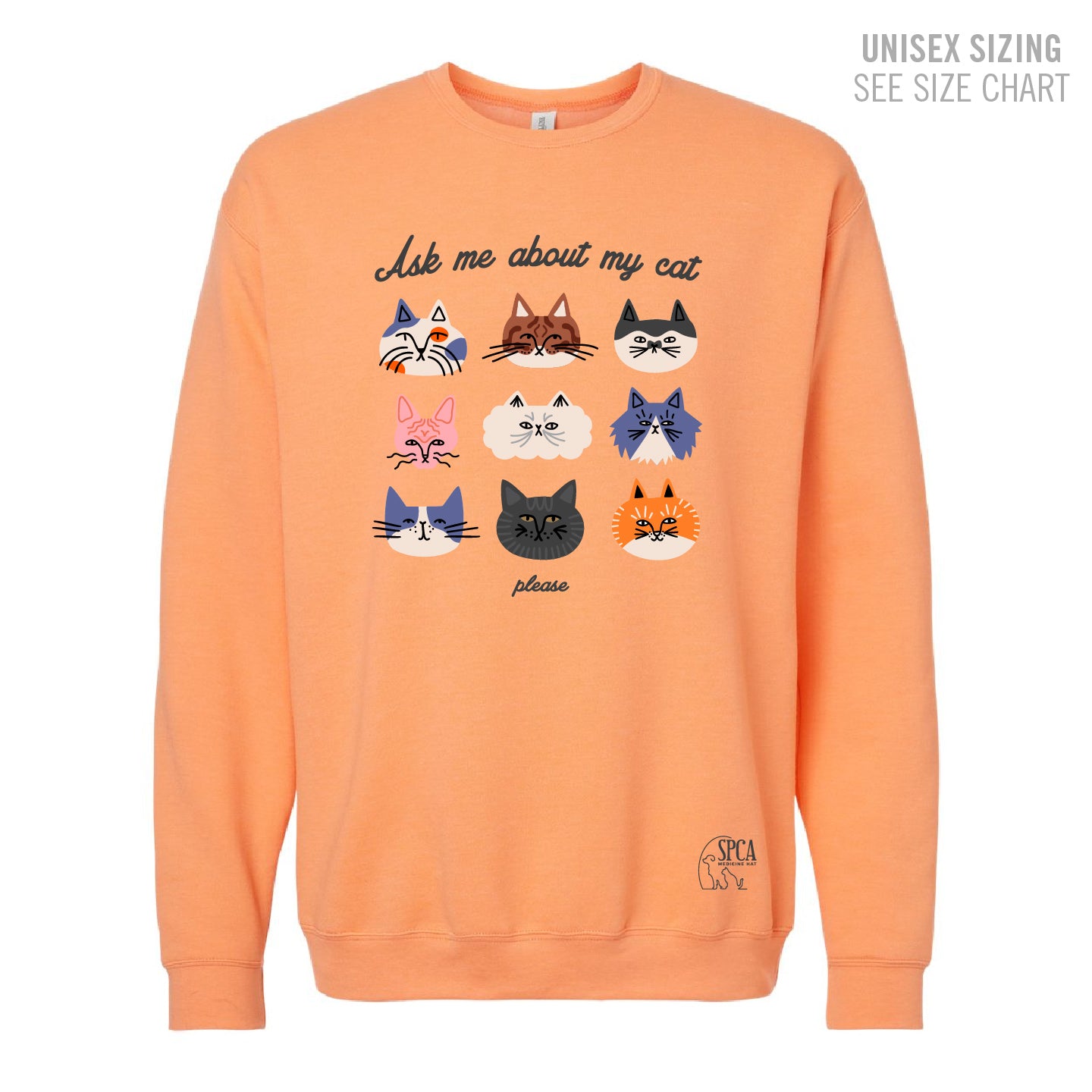 MH SPCA My Cat Crewneck Sweatshirt (SPCAT016/17-3340)