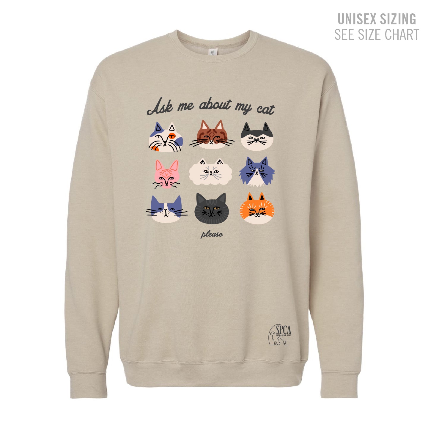 MH SPCA My Cat Crewneck Sweatshirt (SPCAT016/17-3340)