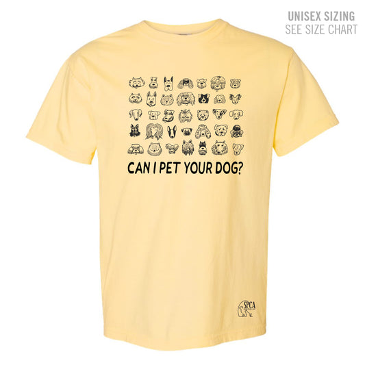 MH SPCA Dogs Retro Dyed Unisex Ringspun T-Shirt (SPCAT009/17-1717)