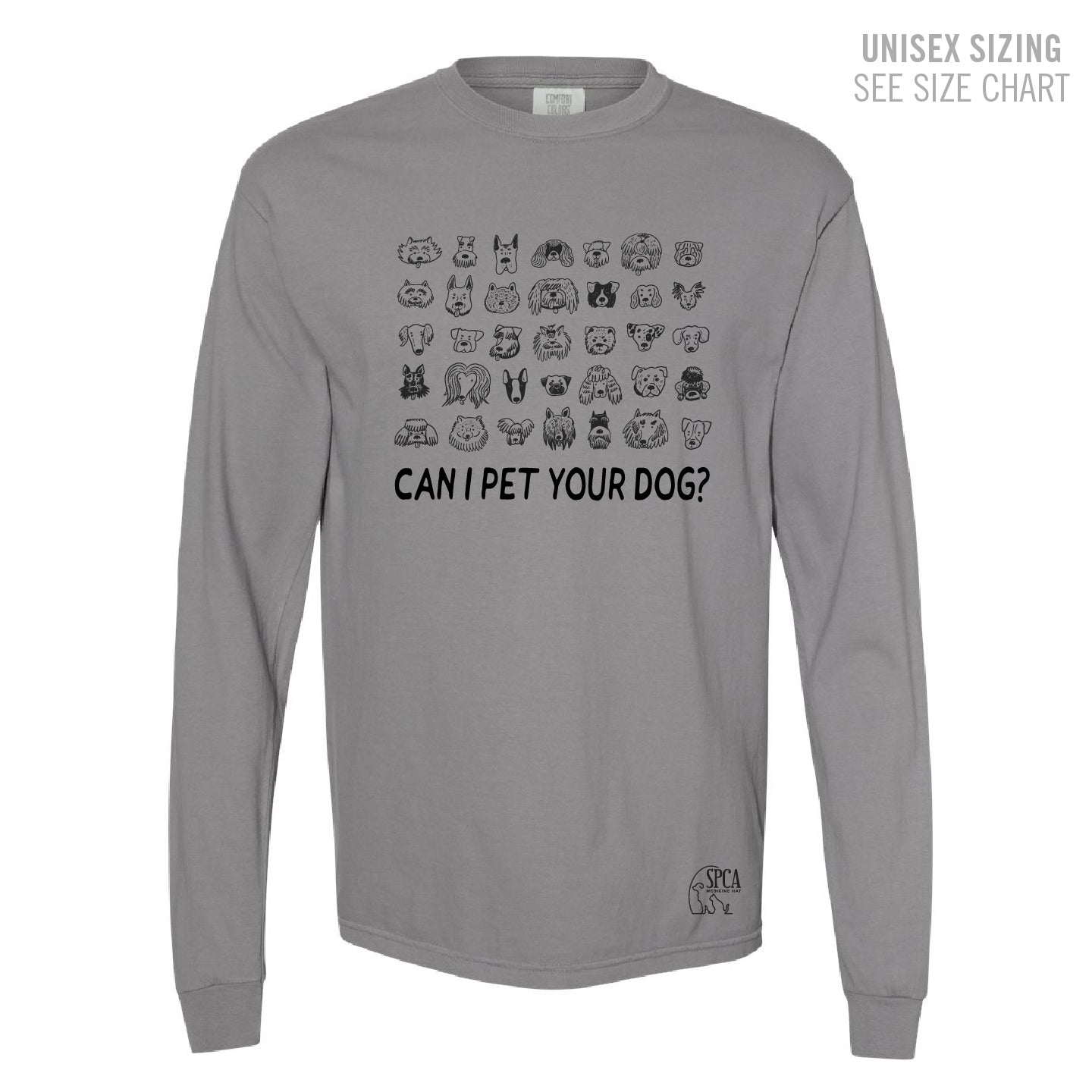 MH SPCA Dogs Unisex Longsleeve T-Shirt (SPCAT009/17-6014)