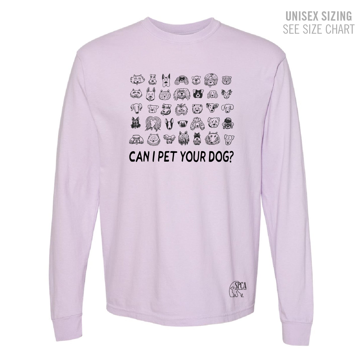 MH SPCA Dogs Unisex Longsleeve T-Shirt (SPCAT009/17-6014)