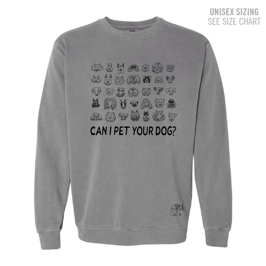 MH SPCA Dogs UNISEX Pigment Dyed Retro Crewneck (SPCAT009/17-1566)
