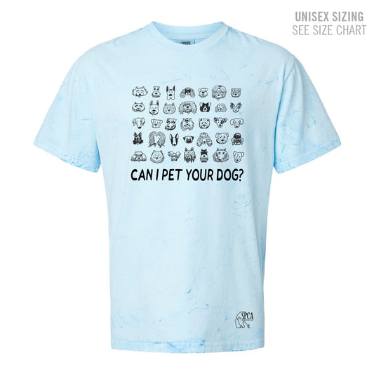 MH SPCA Dogs Colourblast Unisex Ringspun T-Shirt (SPCAT009/17-1745)