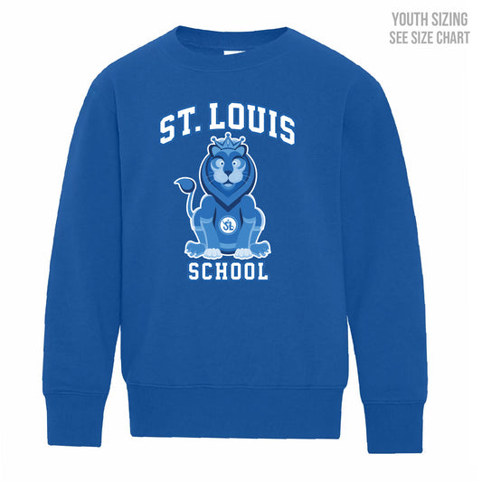 St. Louis School YOUTH Crewneck Sweatshirt (STLST001-Y2400)
