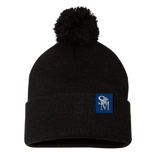St. Michael's School Tagged Cuffed Pom Pom Beanie (SMSP001-SP15)