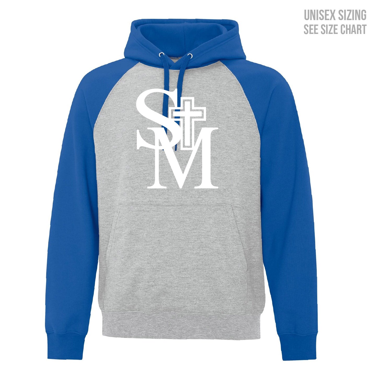 St. Michael's School ADULT Two-Tone Pullover Hoodie (SMST001-F2550)