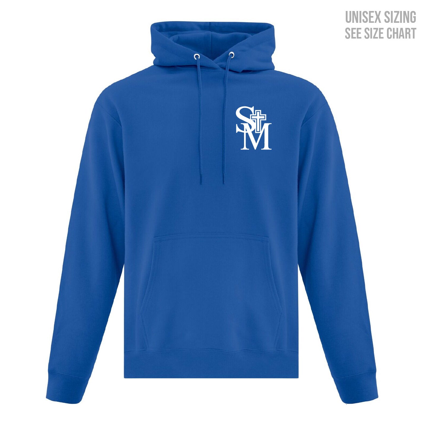 St. Michael's School ADULT Small Logo Pullover Hoodie (SMST003-F2500)