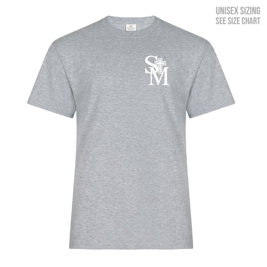 St. Michael's School ADULT Small Logo T-Shirt (SMST003-ATC2000)